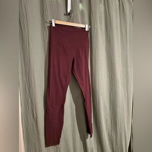 Lululemon Align High Rise Burgundy Legging 27”
